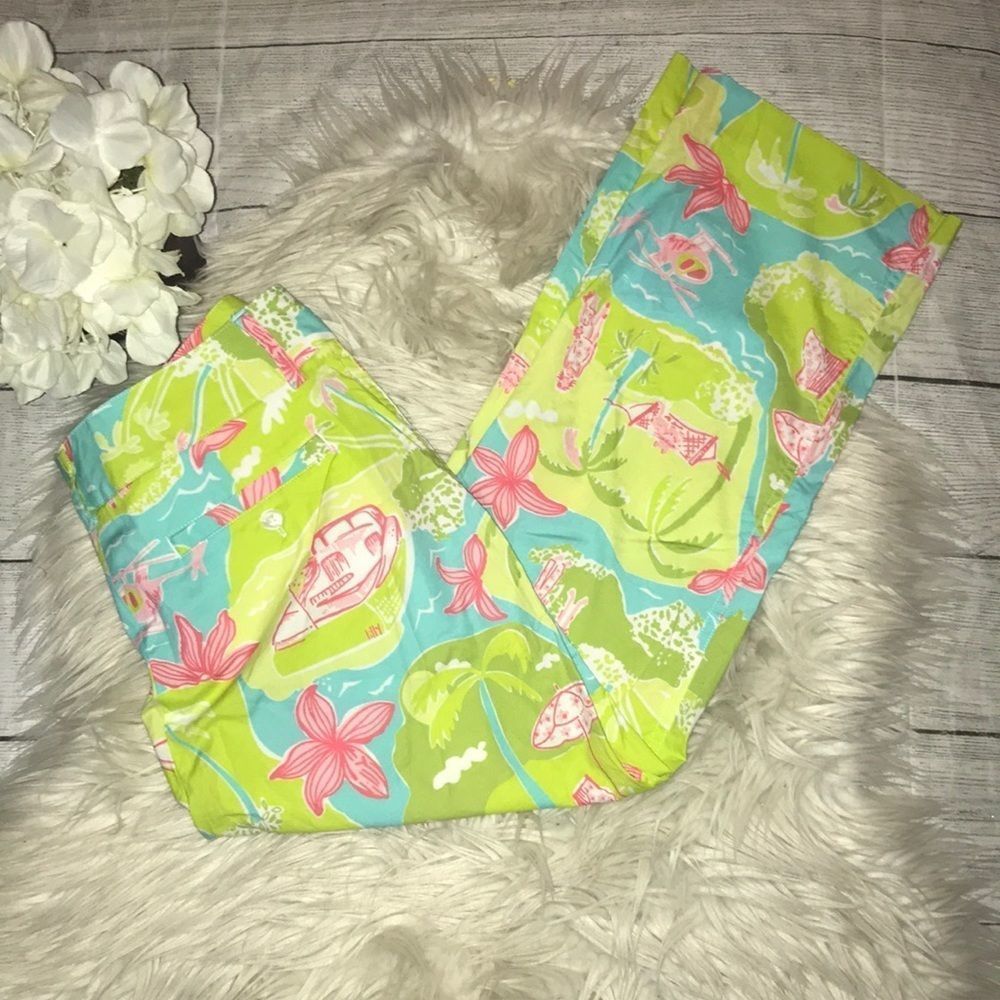 Lilly Pulitzer Beach Hammock Island Cropped Pants